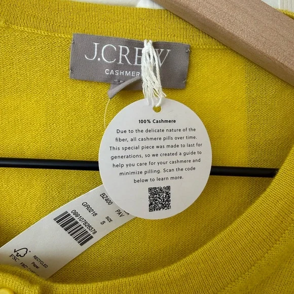 NWT J. Crew Featherweight Cashmere Cardigan size small - Picture 10 of 14